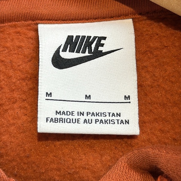 Nike Burnt Orange Full-Zip Hoodie Medium - Picture 6 of 6
